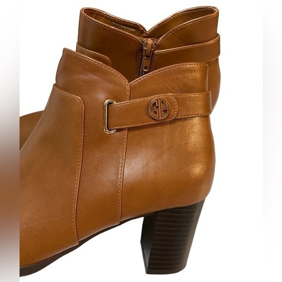 GIANI BERNINI Memory Foam Artemyss Booties brown woman’s size 10 - Picture 2 of 10